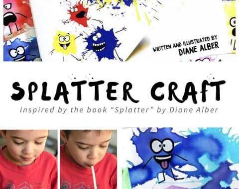 Splatter Creature Craft for Kids
