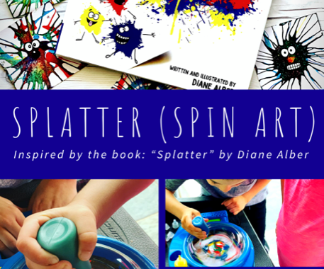 Splatter Spin Art Craft For Kids